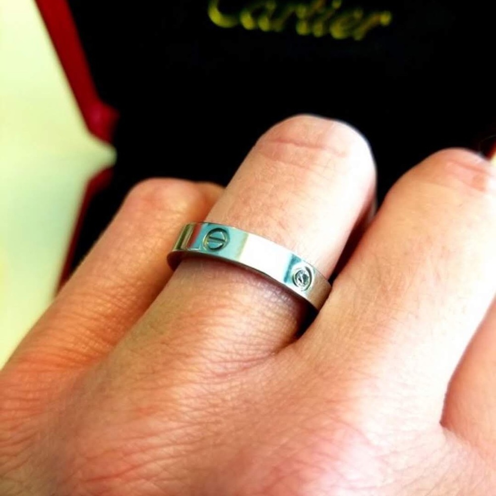 Cartier Silver Love Ring